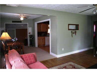 Dining Room. Dining, living room and kitchen are o