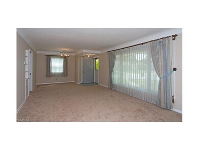 Large Living/Dining Room with fresh paint and carp