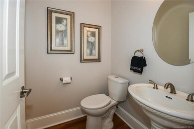 Guest bathroom on main.