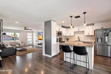 Open Concept from Dining to Entry