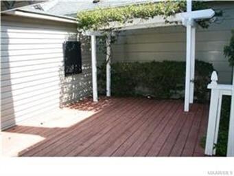 Step outside and relax under the arbor, perfect fo