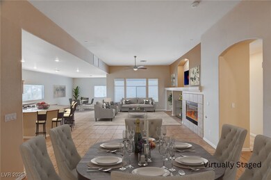 View from entry hall looking to open concept floor