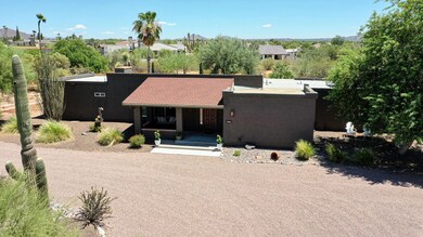 Garage on the Side Out of View