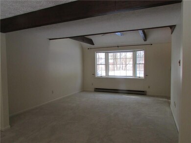 Living room with lovely bay window