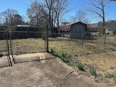 Fenced yard