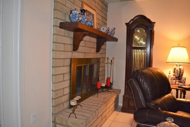 Brick Fireplace