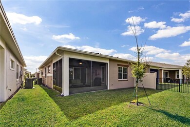 Fully screened in back patio that faces west for b