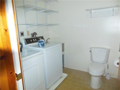 Main floor laundry room/half bath