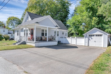 Large driveway, enough for 4 cars plus garage.