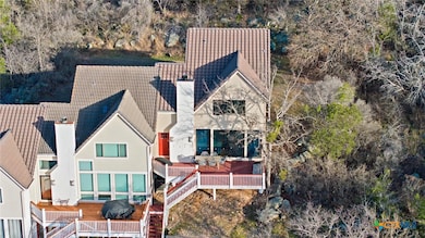 Aerial view with a view of trees