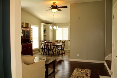 VIEW TO THE EAT IN SPACE FROM THE ENTRY