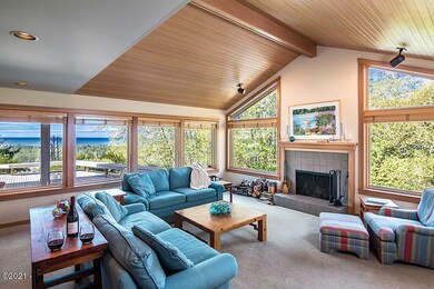 Living Room View & Fireplace