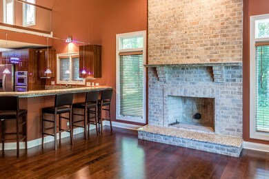 Wood-burning Fireplace ith Gas Starter