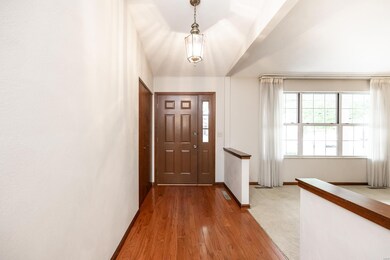 Entry Foyer has beautiful hardwood flooring