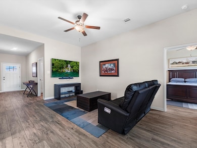 Comfortable living area puts you in the center of the action