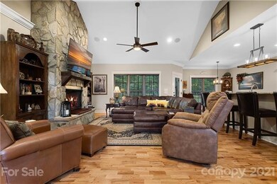 Living Room - Vaulted Ceiling, Stone Fireplace w/g