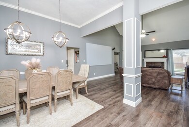 Beautiful Open Concept Dining and Living Area. Per