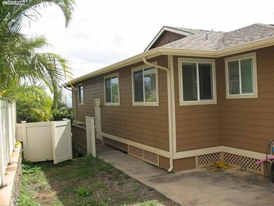 Backyard area
