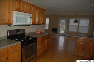 Huge kitchen open to den