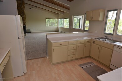 Open kitchen to living room