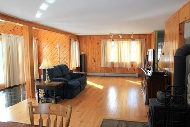 Black Marble Tile and Red Oak flooring