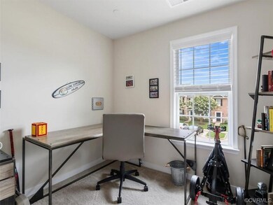 Office featuring carpet flooring