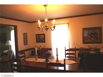 Dining Room - Formal dining room with chair rail, 