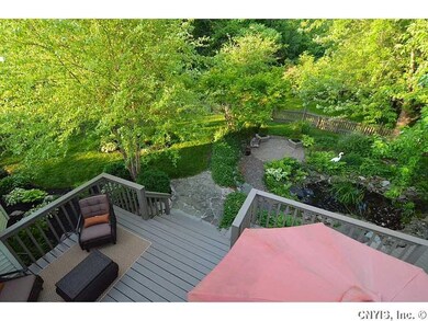Deck. View from your Master Bedroom balcony