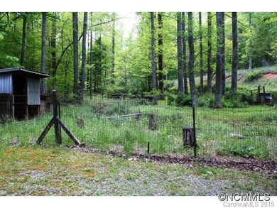 Fenced animal pens