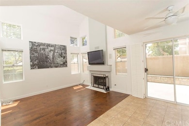 Living/Family room. Combination of tile and wood f