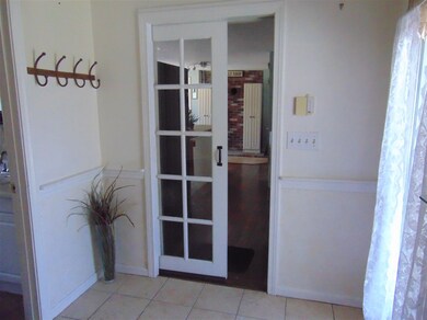 Nice pocket door to kitchen off mudroom
