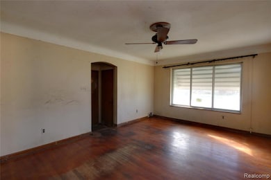 Living Room with Hardwood Flooring