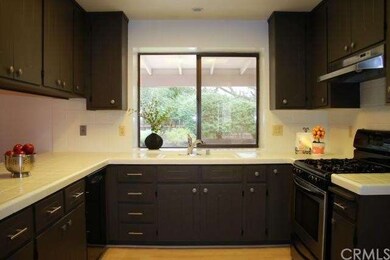 Newly remodeled kitchen with view to back yard