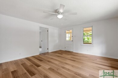 Front door and great room. Bedroom two is off of t