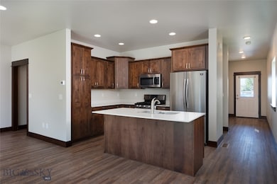 Open concept kitchen