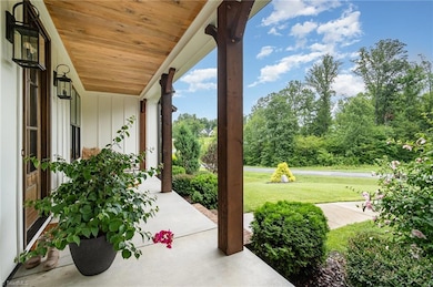 Covered front porch