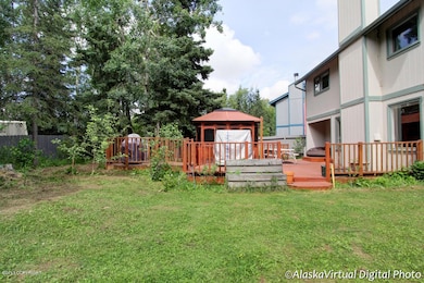 Fully fenced back yard