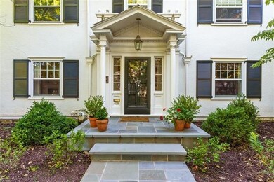 New slate walkway and landscaping