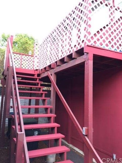 Front deck and stairs to the upper unit.