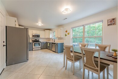 The Kitchen and Dining area are a great space to connect.