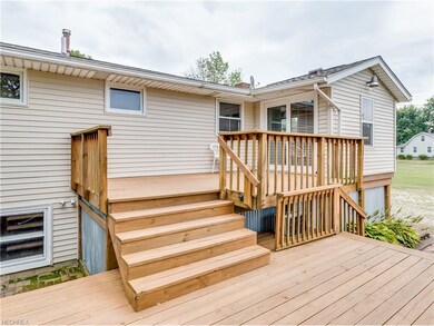 Back deck has direct access to the dining room.