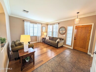 Formal Living With Crown Moulding