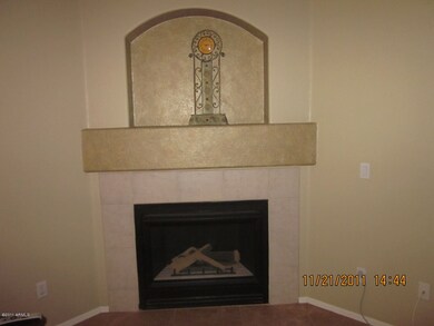 Family room fireplace
