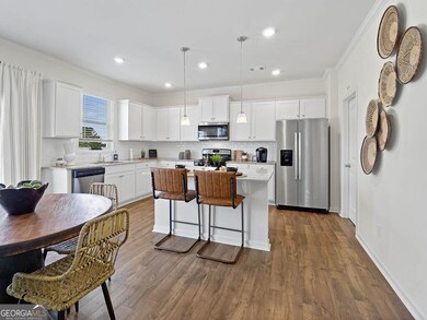 Sample Hanover Kitchen At Parkside At Carter Grove
