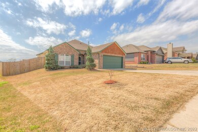 Professionally landscaped lawn