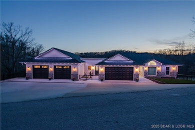 Beautiful Front view of home with massive parking area