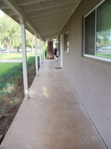 Front Covered Porch of 1313 E. Oregon Av
