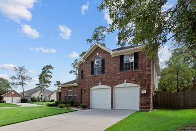 Corner lot with a two car driveway as well as garage.