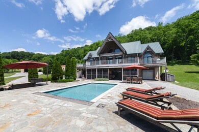 Pool deck perfect for entertaining no matter the weather.