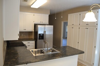 kitchen view from breakfast area